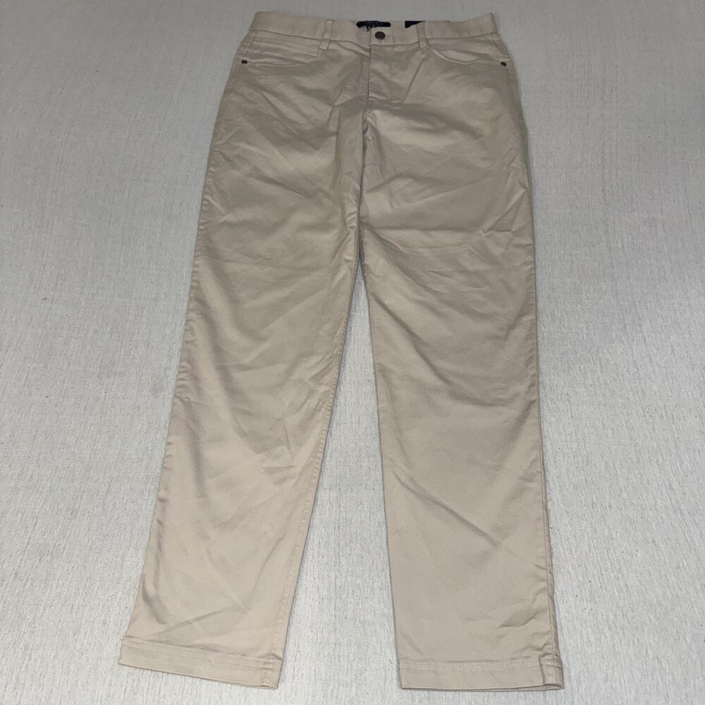 Collars & Co Pants Men 32x30 Khaki Aura Lux Pant Soft Stretch Cotton NWT